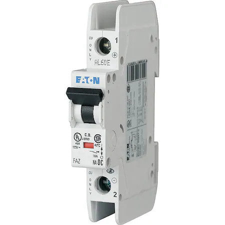 Eaton Faz-C30/1-Na-Dc-Sp Iec Miniature Circuit Breaker, Faz-Na Series, 30A, 1