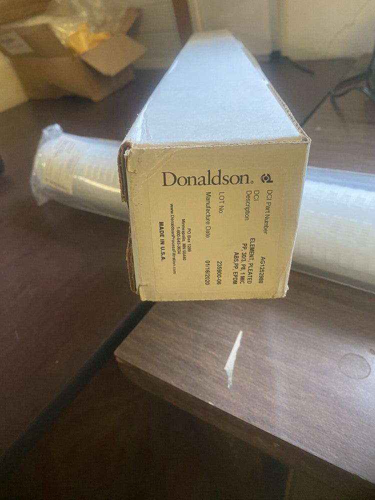 BRAND NEW DONALDSON FILTER AG1252988   PP, 30/3, P8, 1MIC ABS,PP ,EPDM