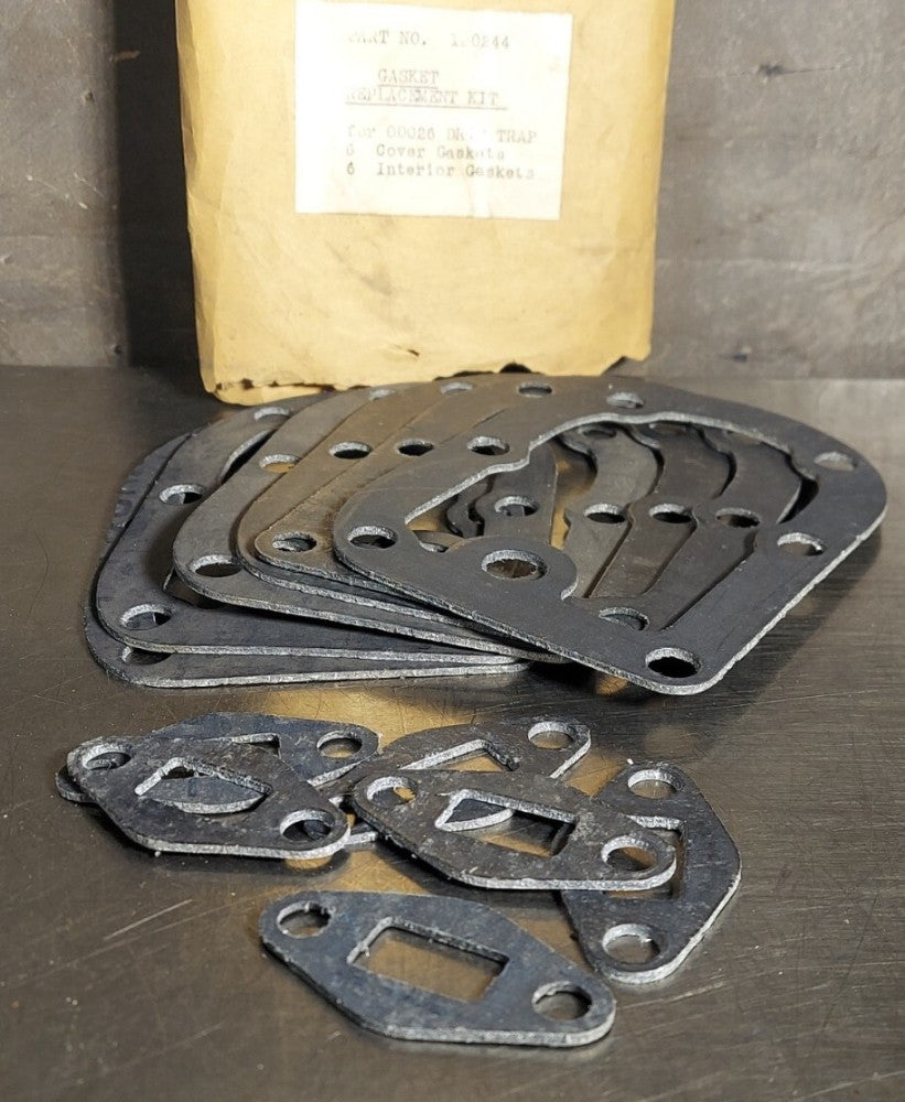Lot of 6 - 120244 Gasket Replacement  Kit For 00026 Drip Trap. 