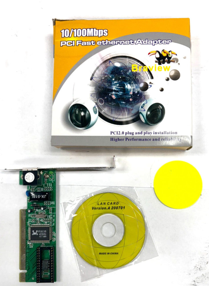 UNBRANDED JX-518L FAST ETHERNET NETWEORK PCI CARD