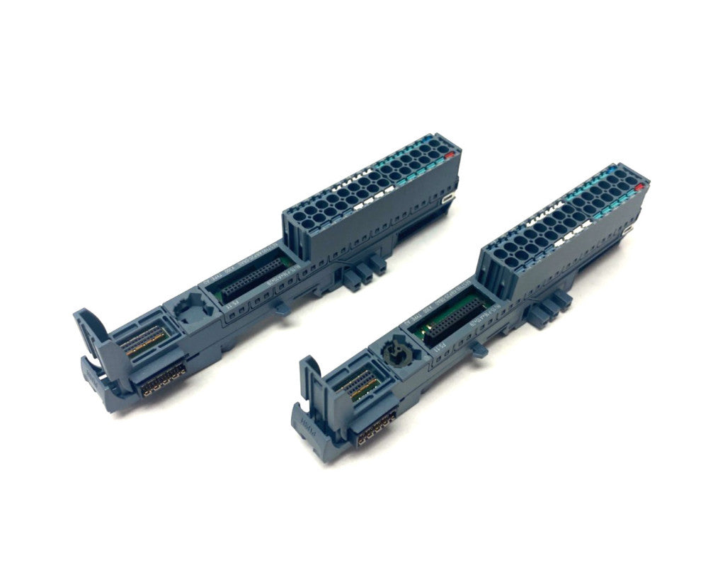 Siemens 6ES7193-6BP20-0BA0 SIMATIC ET 200SP Base Unit BU15-P16+A10+2B LOT OF 2