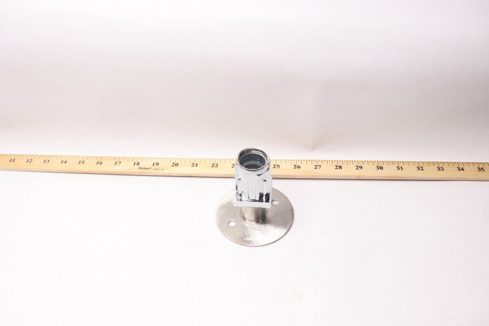 Kason Industries Adjustable Foot Insert Chrome Plated 16 Ga 1-1/2" Square 1652