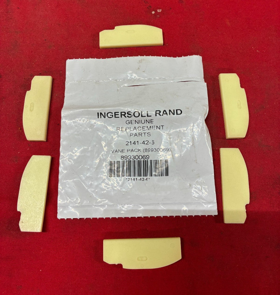 INGERSOLL RAND VANE PACK 2141-42-6 / 89930069 (LOT OF 6)
