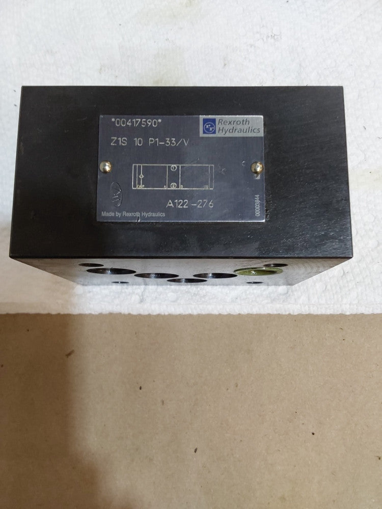 Rexroth Z1S 10 P1-33/V valve.  **00417590**