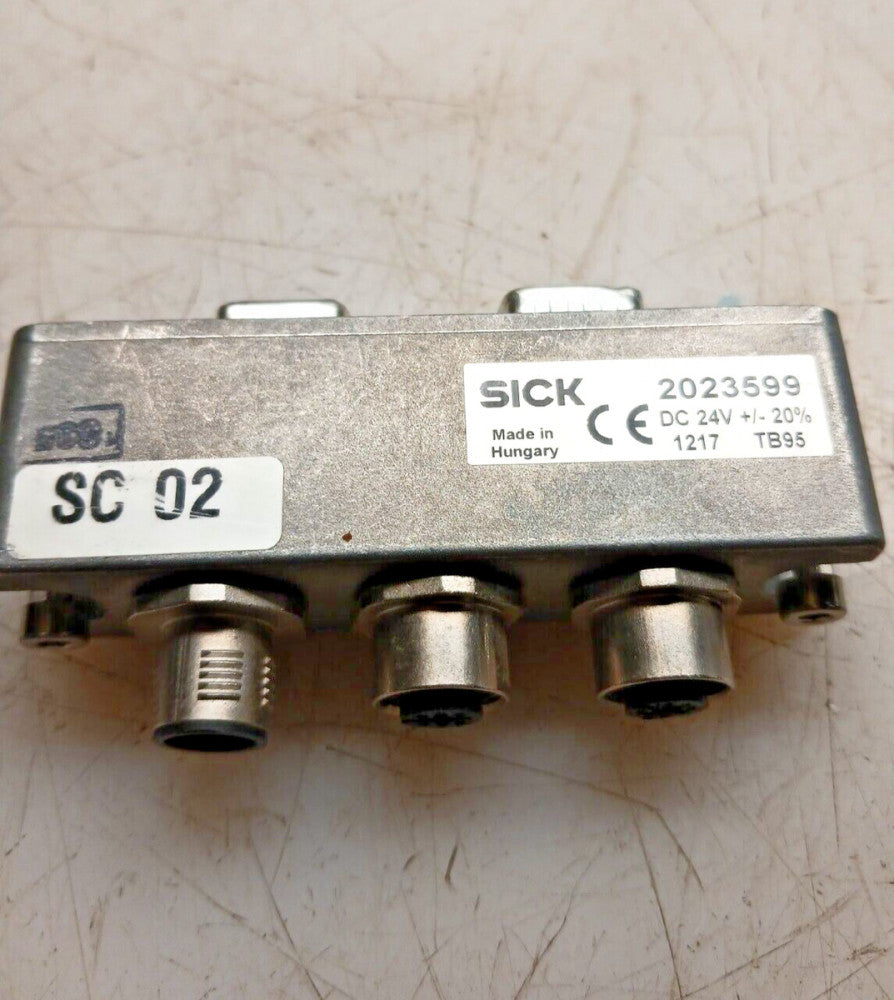 NEW SICK 2023599 OPTIC SCANNER CONNECTOR  24 VDC