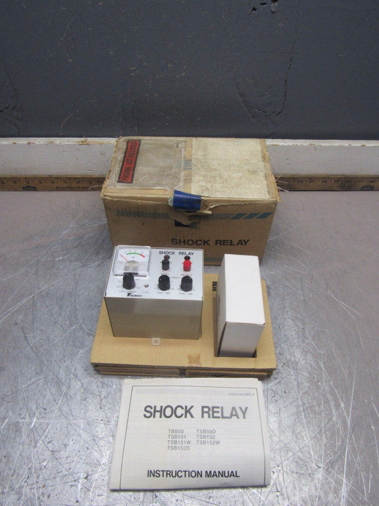 TSUBAKI TSB152 SHOCK RELAY COM-5 100AT NEW IN THE BOX !! MAKE OFFER !!