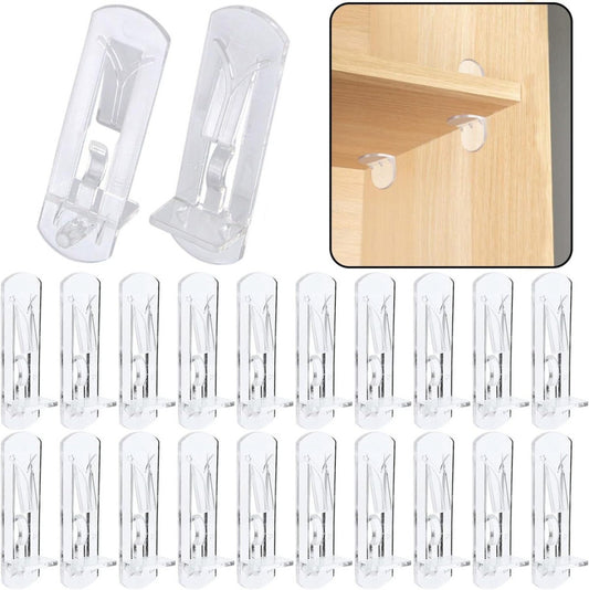 20pcs Plastic Locking Shelf Support Pegs,6.9mm 6.9mm x 5/8" 