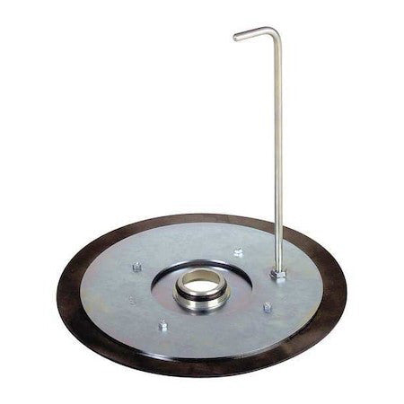 Cox 7F1016 Follower Plate, For Container Size 5 Gal, Metal, Dia 2 In, Includes
