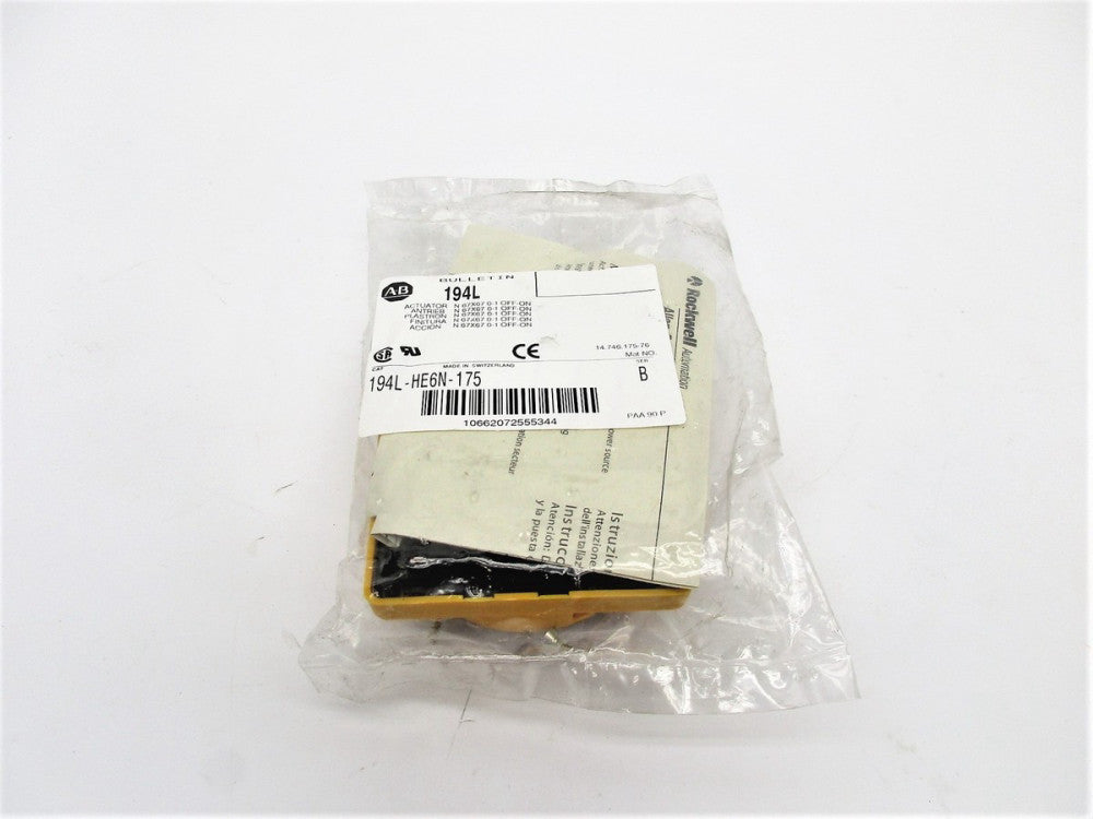 ALLEN BRADLEY 194L-HE6N-175 SER. B NSMP