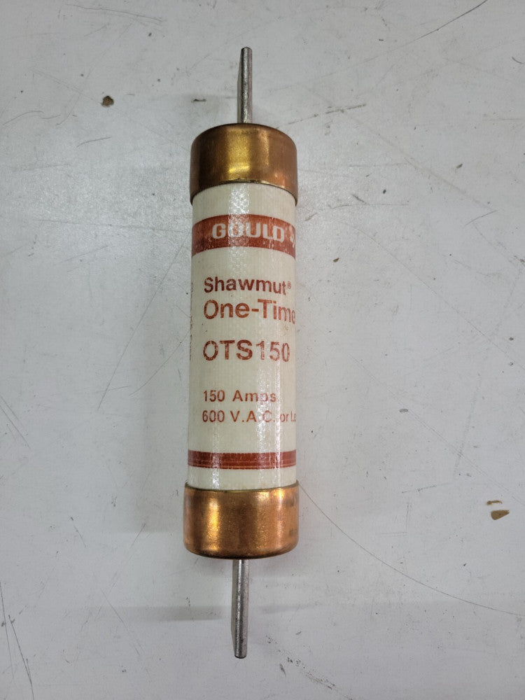 New no Box! Gould Shawmut OTS150 One Time Class K5 Fuse 150 Amp 600V