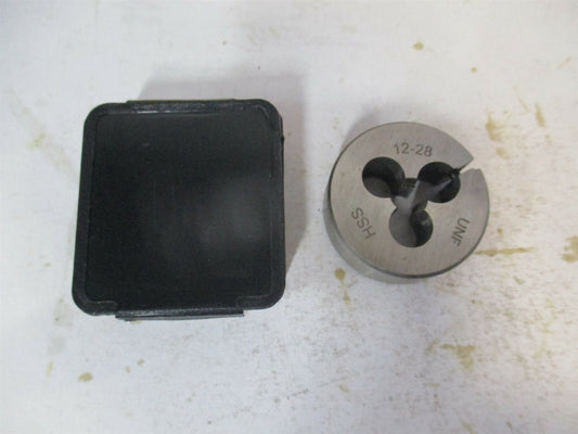 (314-1136) #12-28 UNF x 1" OAL High Speed Steel Round Adjustable Die 