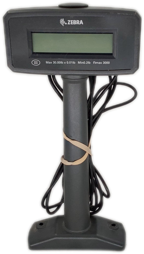 Zebra MX201 Commercial Food Scale Pole Display 