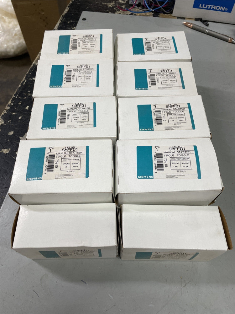 1- Siemens SMFF01 1 Pole 1 Phase Class SMF Standard Fractional HP Manual Starter