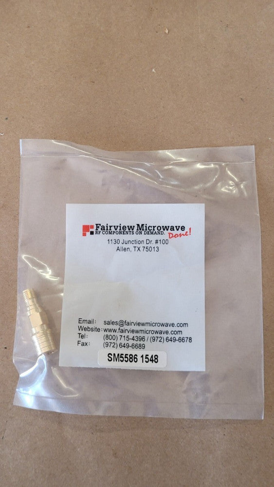 Fairview Microwave SM5586 1548 SMA Female to QMA Male Adapter