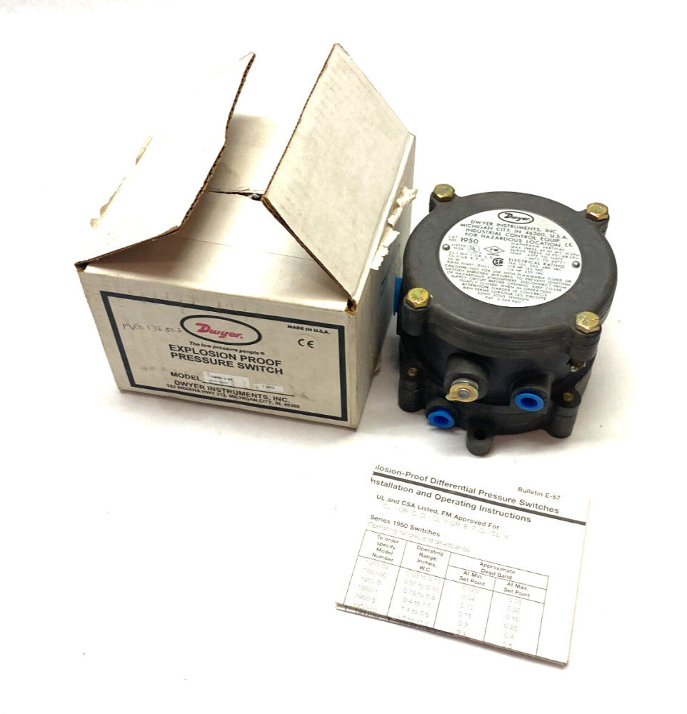 Dwyer 1950-1-2F Explosion Proof Pressure Switch