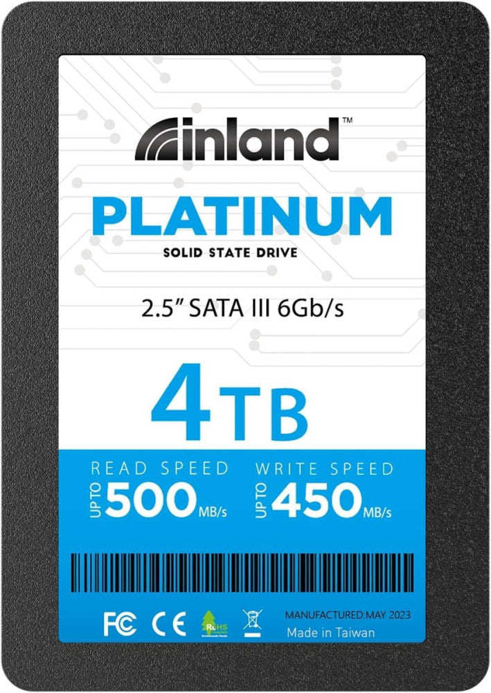 INLAND Platinum 4TB SATA III 6Gb/s, 2.5"/7mm Internal Solid Platinum-4TB 