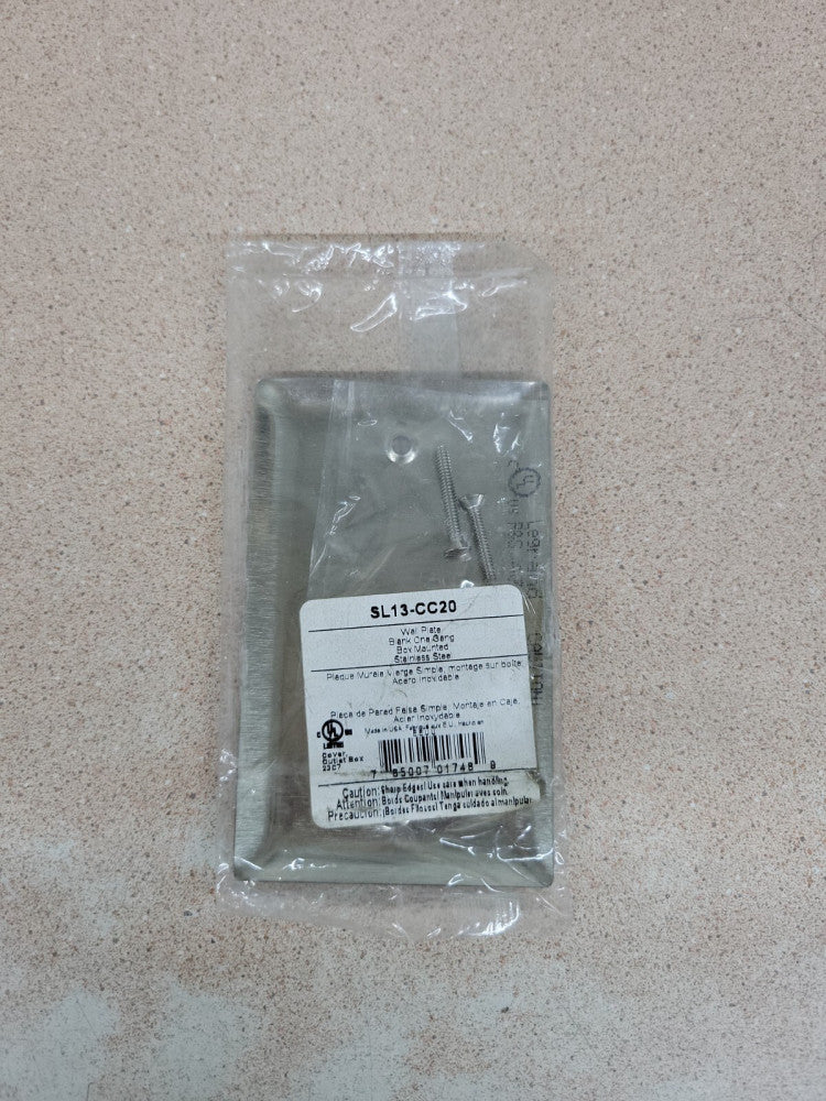 LEGRAND SL13-CC20 / SL13CC20 Wall Plate Stainless Steel