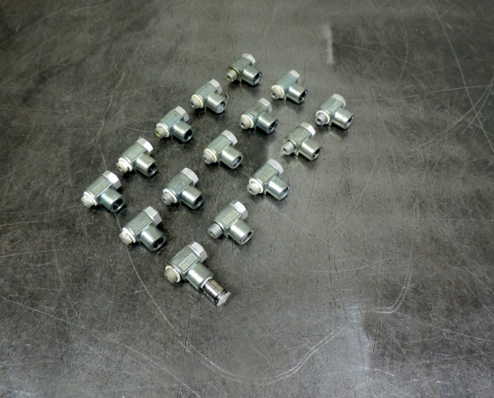 Festo Valve 0.3-10 Bar Flow Control Lot of (15) Fithteen