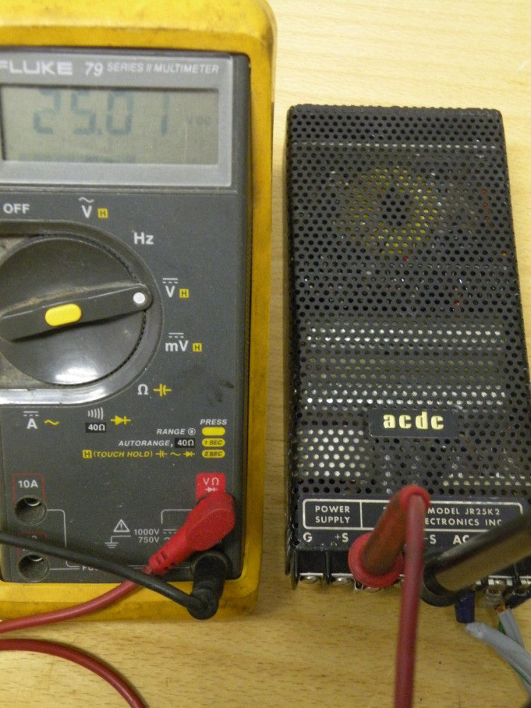 ACDC Electronics Power Supply JR25K2 Input 110V Output 25V 2A 