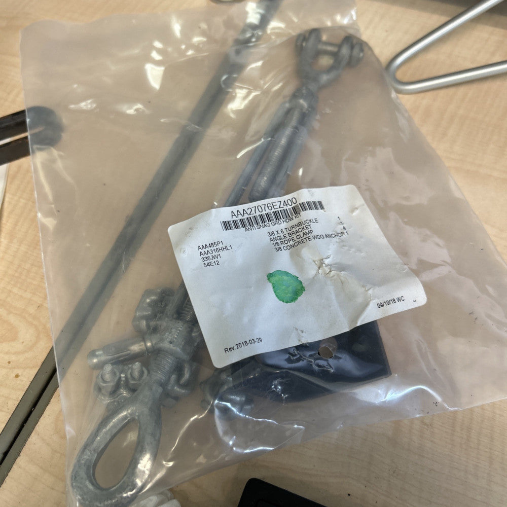Otis Elevator - OEM Anti-Snag Ground Turnbuckle & Hardware Kit - AAA27076EZ400