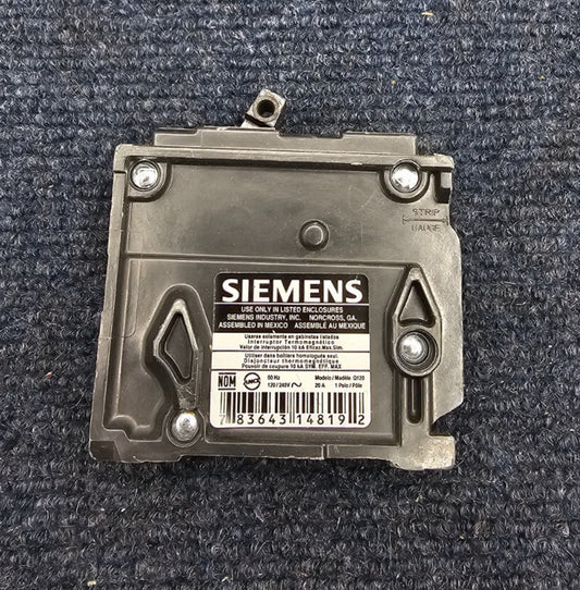 ( QTY 2 ) Siemens Q120: 20A Circuit Breaker 20 Amp 1-Pole Type QP 120/240V
