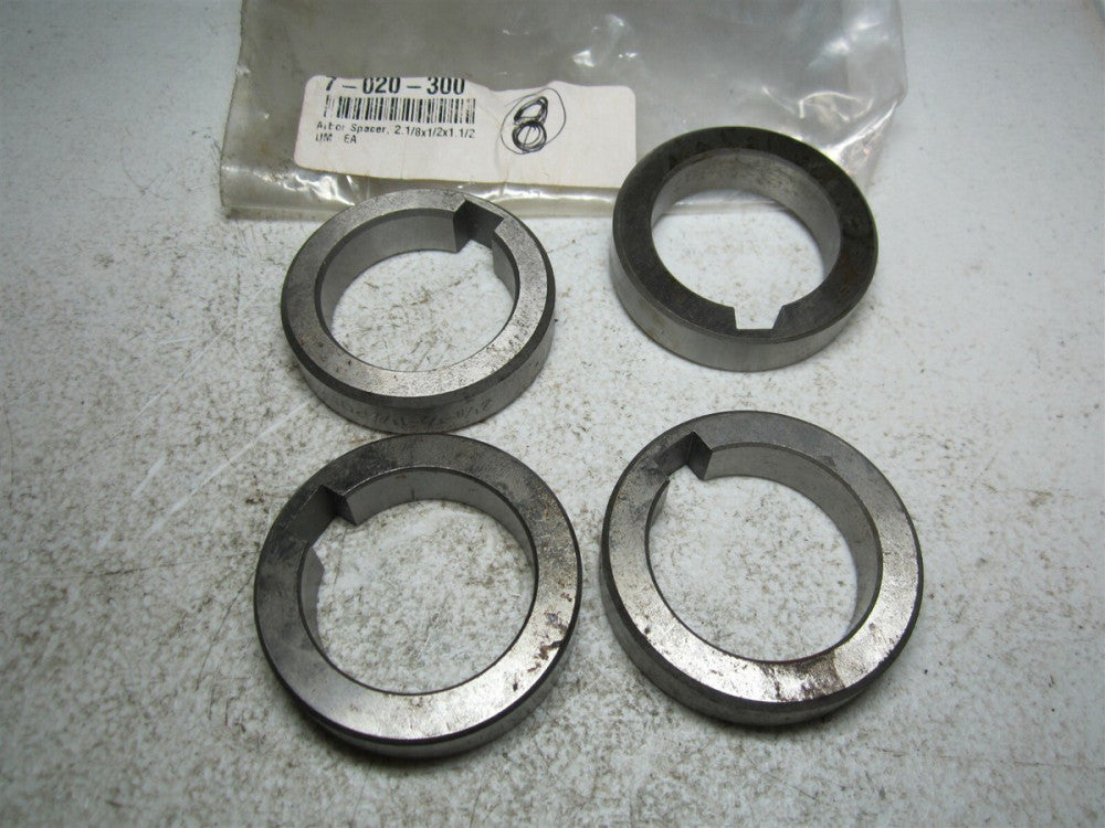 TMX (7-020-300) 2-1/8x1/2x1-1/2 Arbor Spacer - Pack of 4