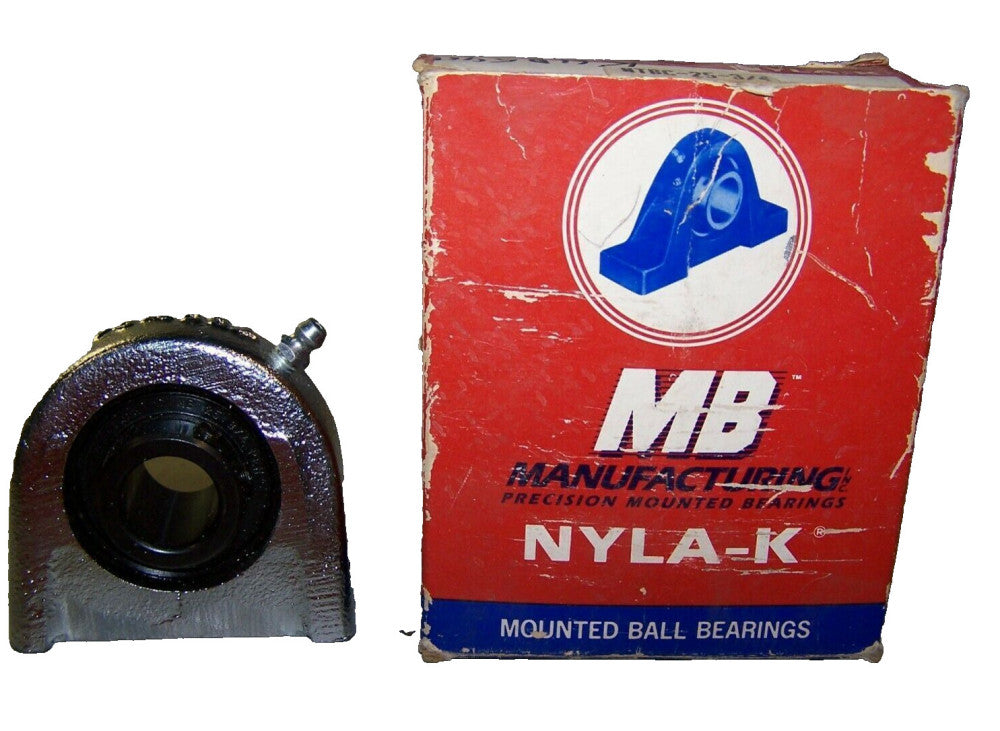 NEW MB MANUFACTURING NYLA-K PILLOW BLOCK BEARING 3/4" BORE  NTBC-25-3/4