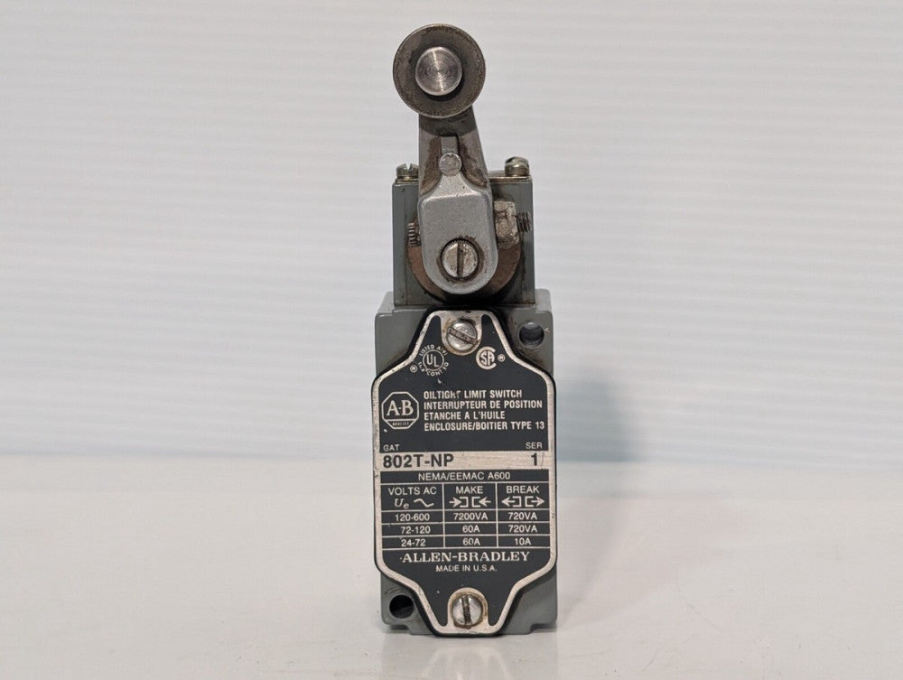 Allen Bradley 802TNP Series 1 NEMA EEMAC A600 Series 1 Type 13 Limit Switch