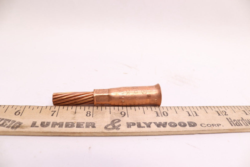 Wrought Copper Compression Adapter Plug  2/0 AWG - PT131FX20