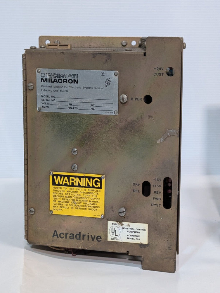 Cincinnati Milacron P-55 Acradrive AC Drive, 240V, 60Hz, 35W, 1 Phase, P55
