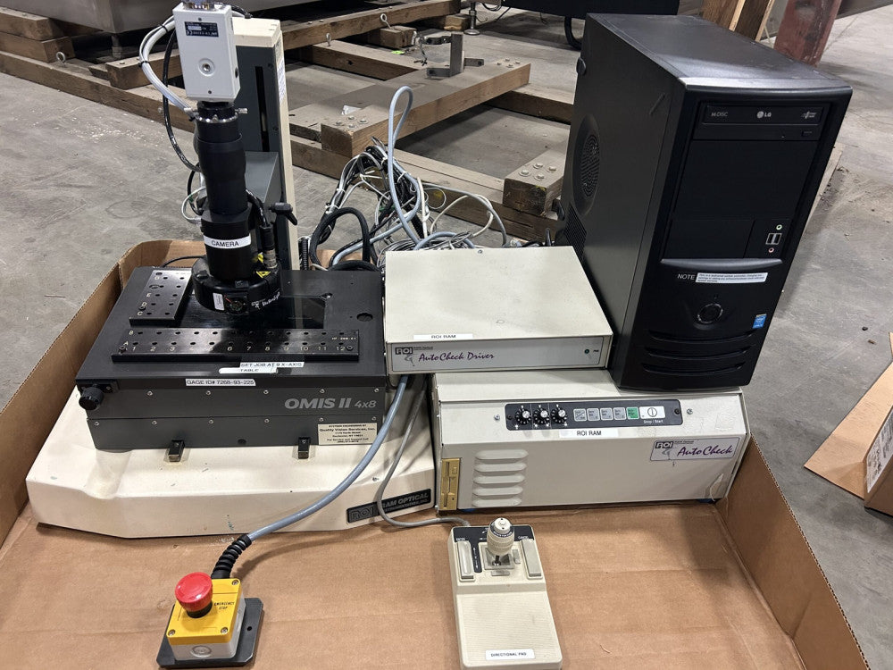 Ram ROI Optical OMIS II Vision AutoCheck Metrology Measurement Inspection System