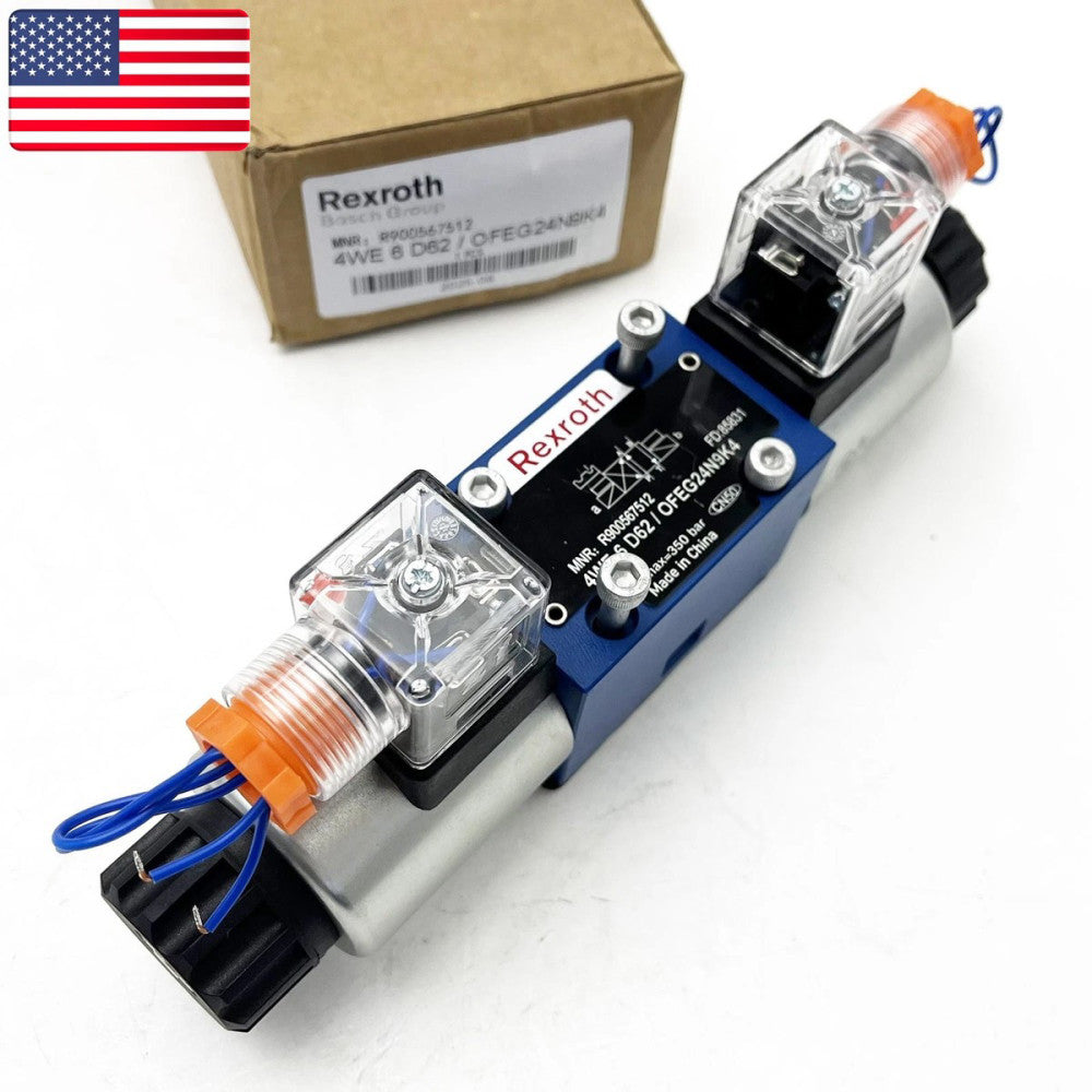 One Brand New Rexroth R900567512 4WE6D62/OFEG24N9K4 Valve - US Stock