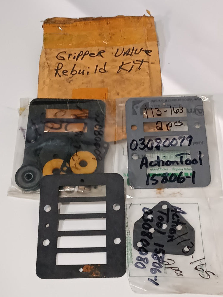 Action Tool 15806-1 Gripper Valve Rebuild Kit - See Pkgs for Component Part Nbrs