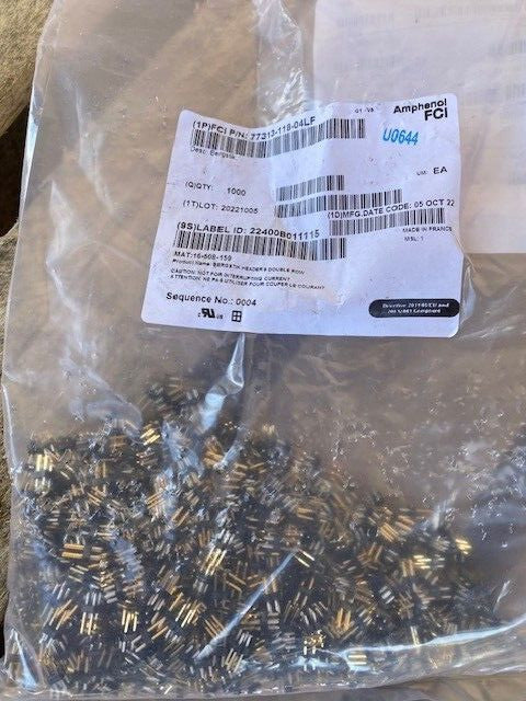 (1,000 PACK) 77313-118-04LF Amphenol FCI