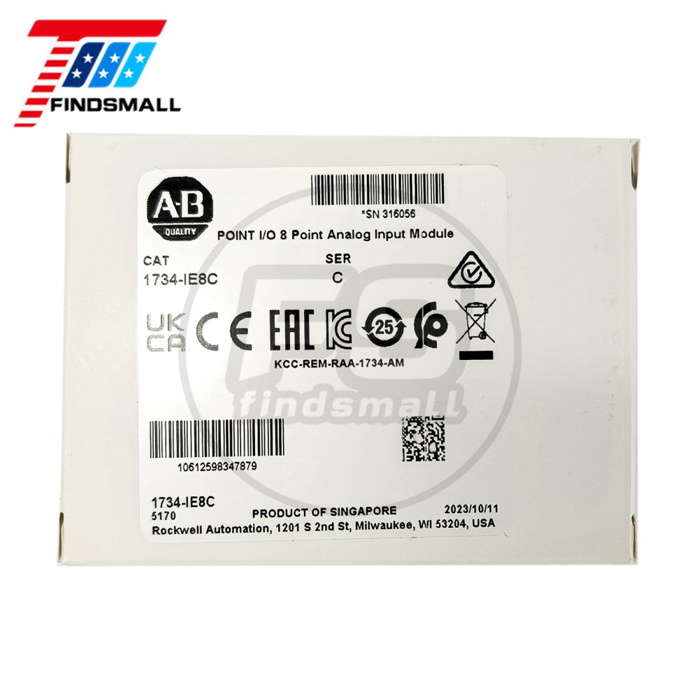 2023 New Allen-Bradley 1734-IE8C Series C POINT I/O 8 Point Analog Input Module