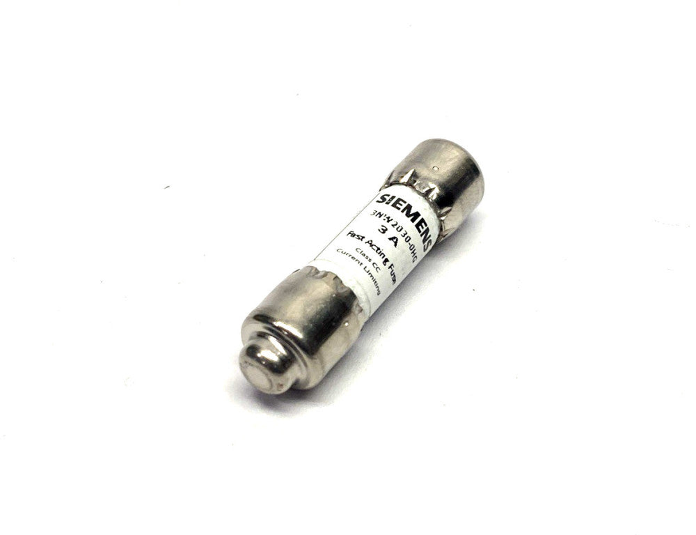 Siemens 3NW2030-0HG Fuse, Class CC, Quick, 3A 600V