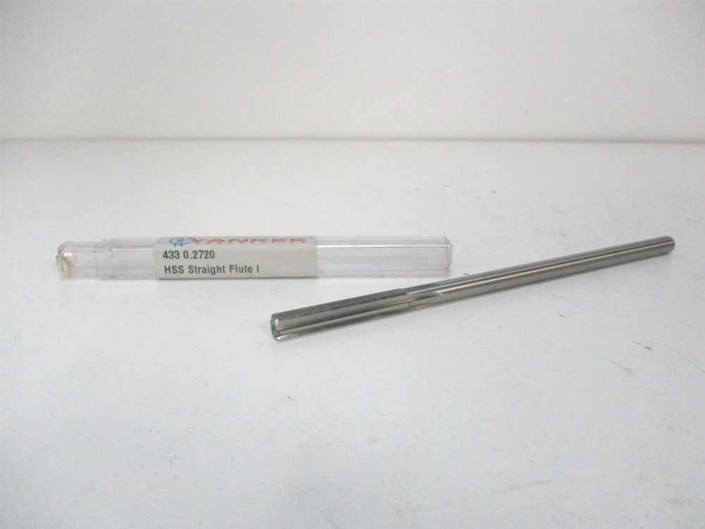 Yankee (433-0.2720) 17/64" x 1-1/2" x 4-1/8" OAL HSS Straight Chucking Reamer 