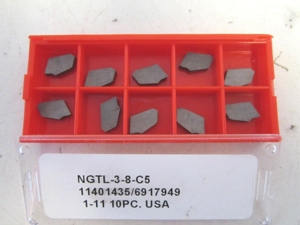 NGTL-3-8-C5 Carbide Cut Off Inserts New - Lot of 10 