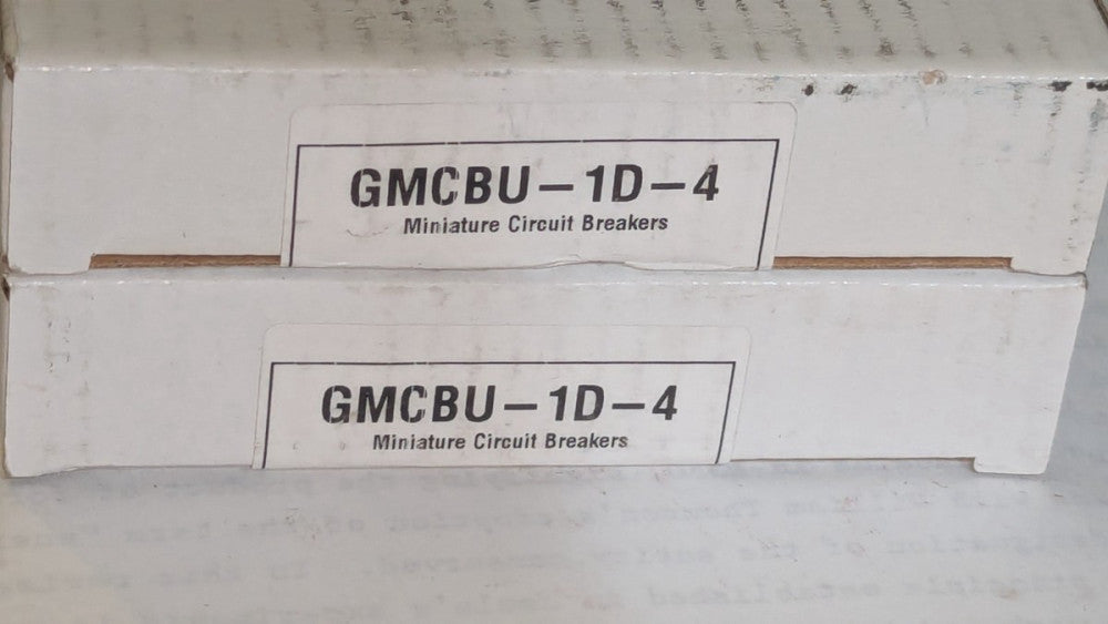(1) Automation Direct GMCBU-1D-4 Gladiator Miniature Circuit Breaker 4A 1 Pole