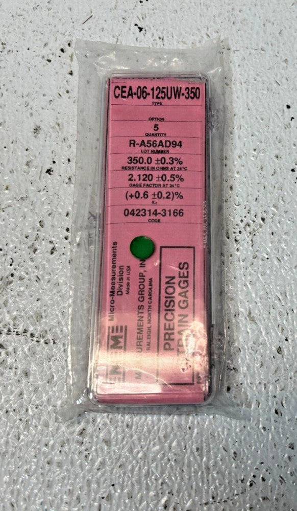 Micro-Measurements CEA-06-125UW-350 Precision Strain Gages