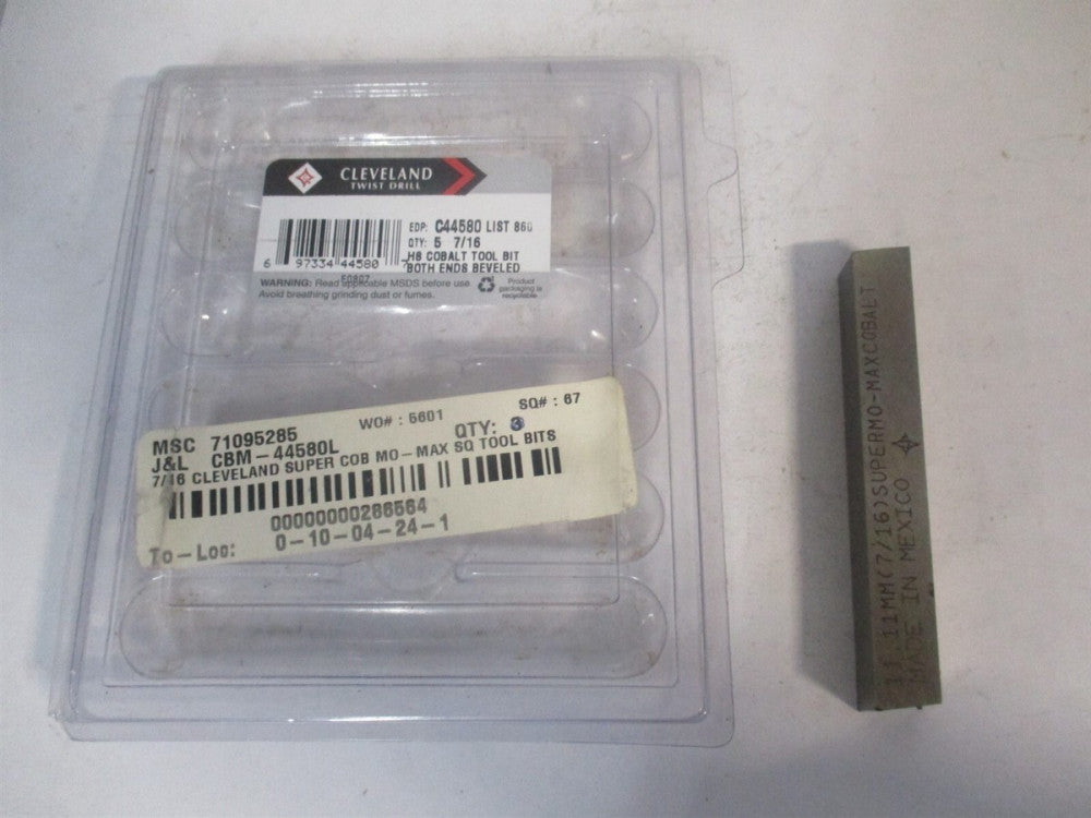 Cleveland (C44580) M42 7/16″ x 7/16″ x 3-1/2″ OAL Cobalt Square Tool Bit Blank 
