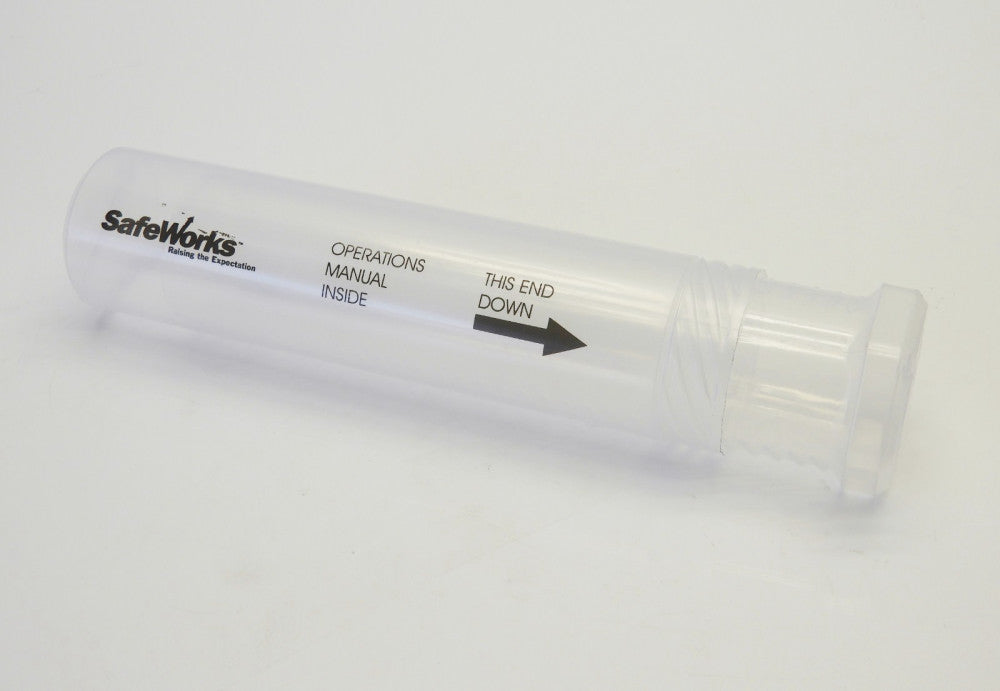 NEW SafeWorks Telescoping 8" to 14.5" Document Tube for Fork Lift, Lifts