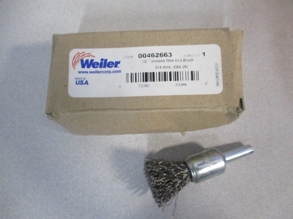 Weiler (90288) 1/2″ x 7/8" x 1/4" OAL Steel Crimped End Brush