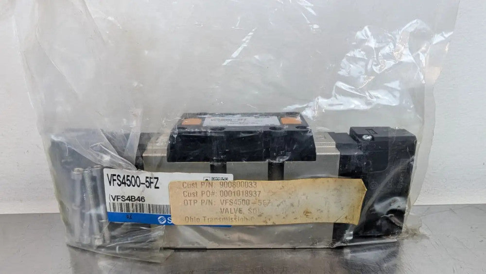 SMC VFS4500-5FZ Double Plug-In Base Solenoid Valve 24VDC Coil 0.15-1.0MPa