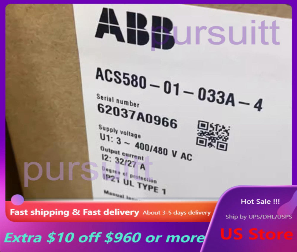 NEW ABB ACS580-01-033A-4 inverter US Free TAX