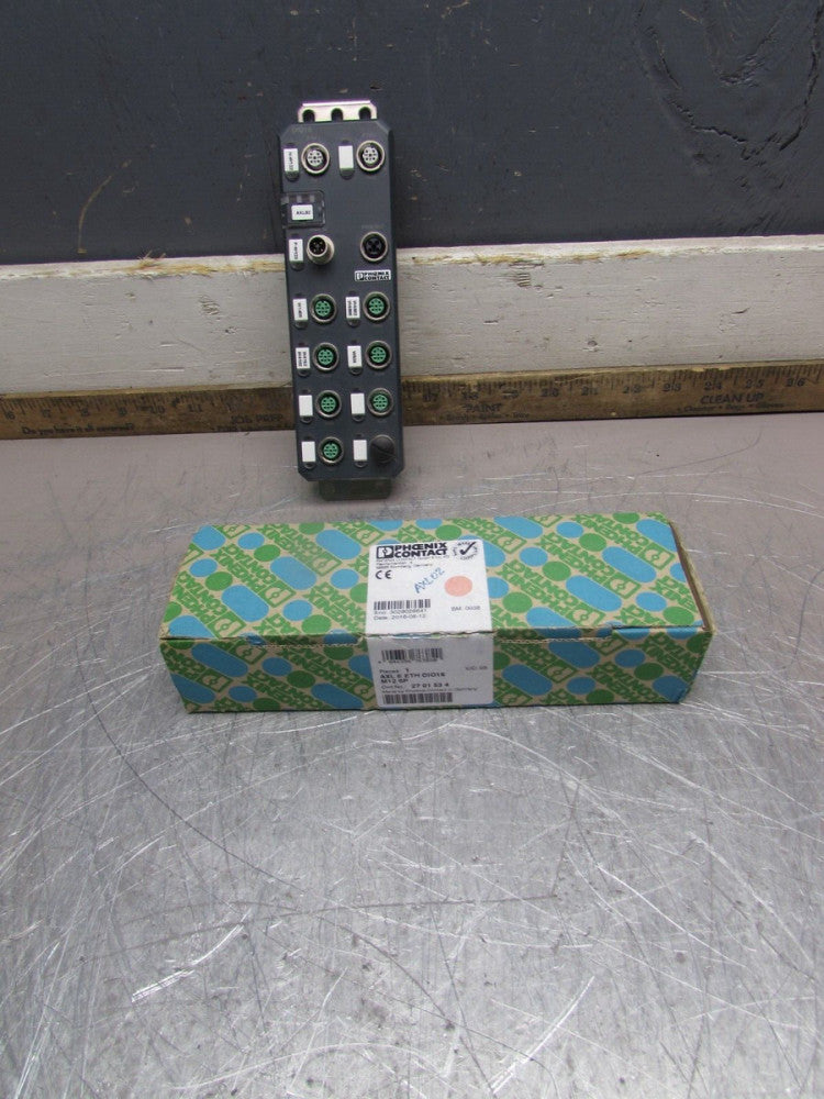 PHOENIX CONTACT AXL E ETH DIO16 M12 6P, EtherNet DIGITAL I/O, NIB! MAKE OFFER!