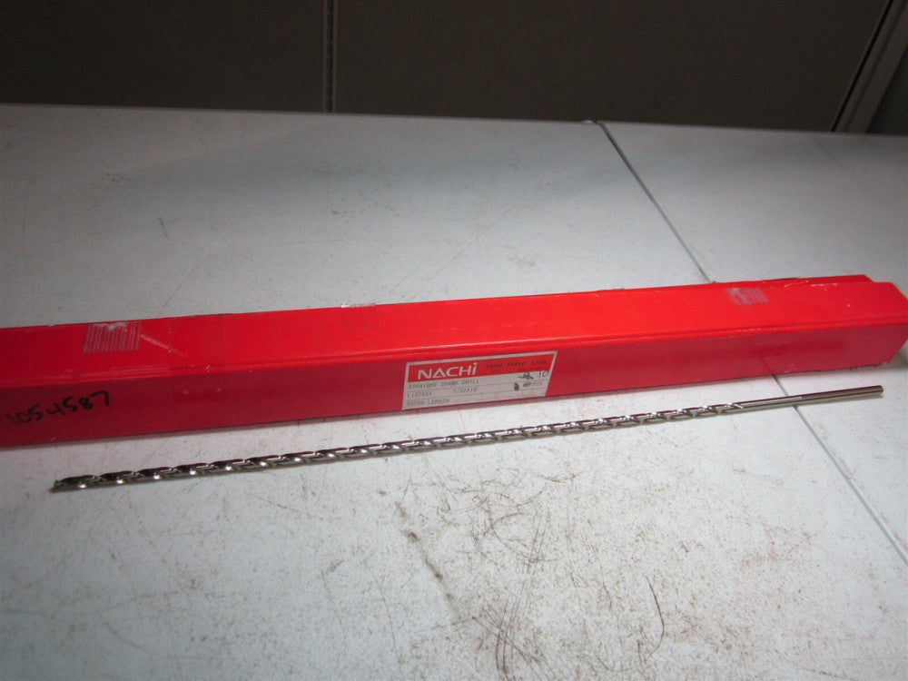 Nachi (1054587) 7/32" 118° 18" OAL High Speed Steel Extra Long Drill