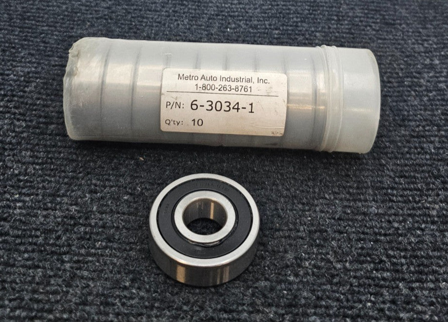 (QTY 10) Metro Auto Industrial Inc 6303RS Sealed Deep Groove Radial Ball Bearing
