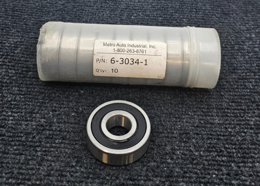 (QTY 10) Metro Auto Industrial Inc 6303RS Sealed Deep Groove Radial Ball Bearing