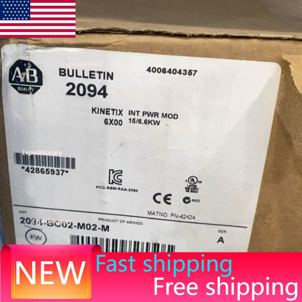 New Sealed 2094-BC02-M02-M  Kinetix 6200/6500 Integrated Axis Module US Free Tax